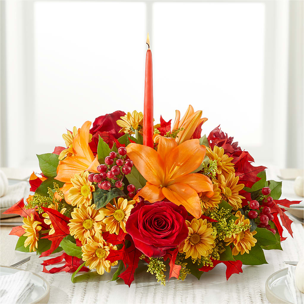 Autumn's Embrace Centerpiece –  Garside Florist, Vancouver WA